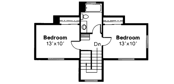 Upper/Second Floor Plan: 17-288