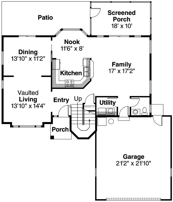 Main Floor Plan: 17-291