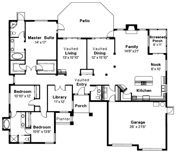 Main Floor Plan: 17-293