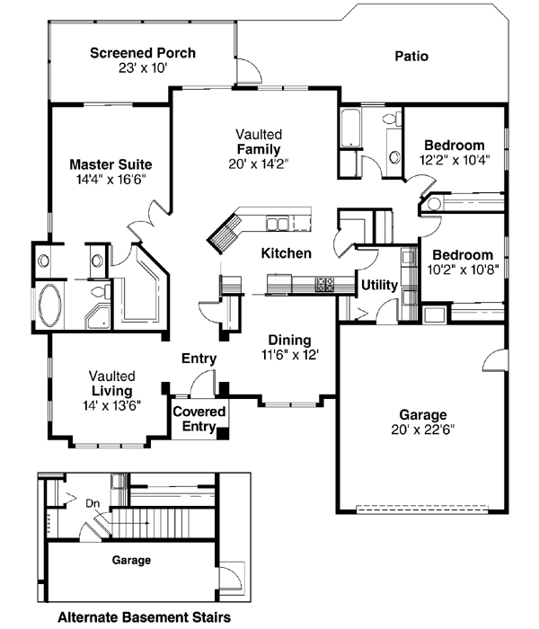 Main Floor Plan: 17-296