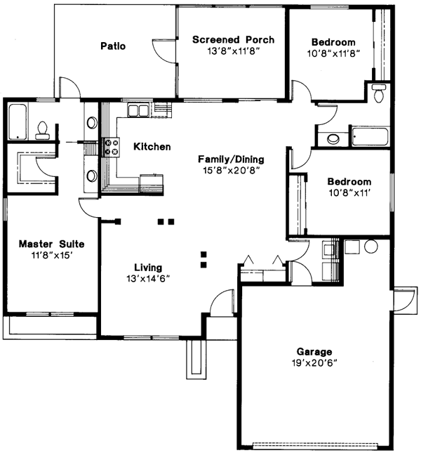 Main Floor Plan: 17-300