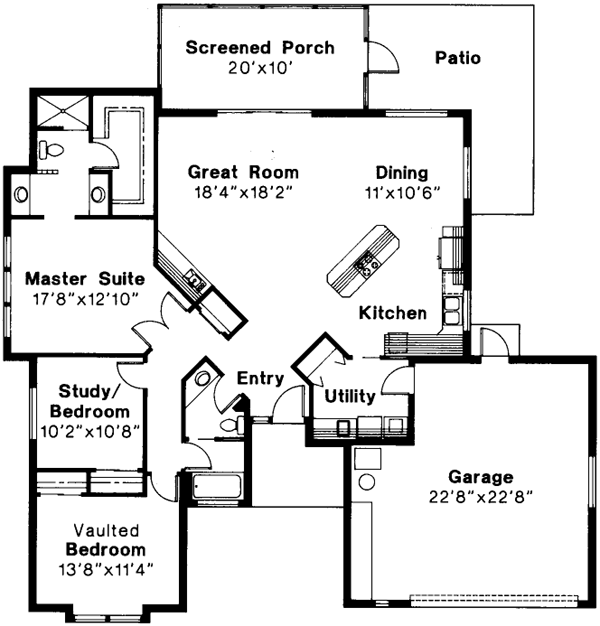 Main Floor Plan: 17-301