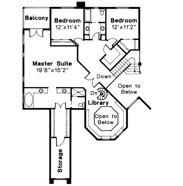 Upper/Second Floor Plan: 17-302