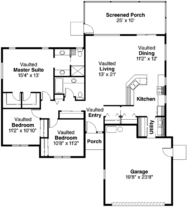 Main Floor Plan: 17-305