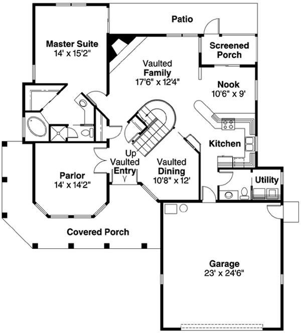 Main Floor Plan: 17-306