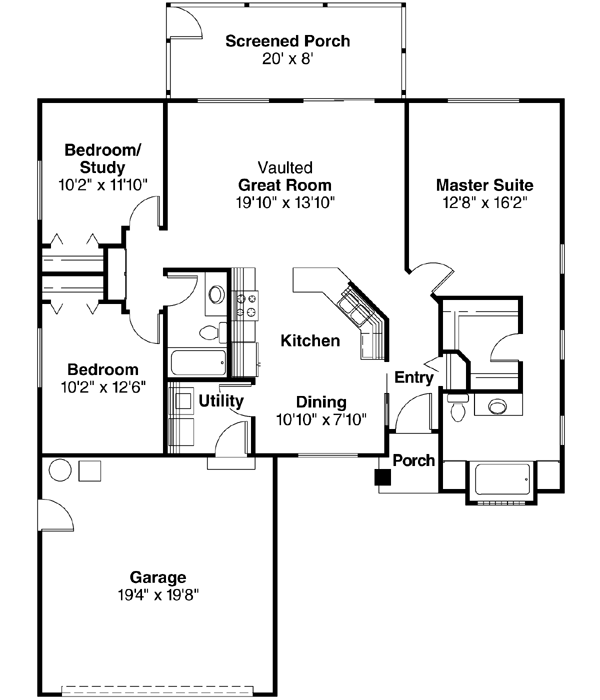 Main Floor Plan: 17-307