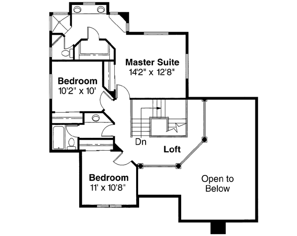 Upper/Second Floor Plan: 17-314