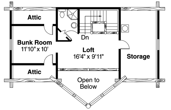 Upper/Second Floor Plan: 17-318