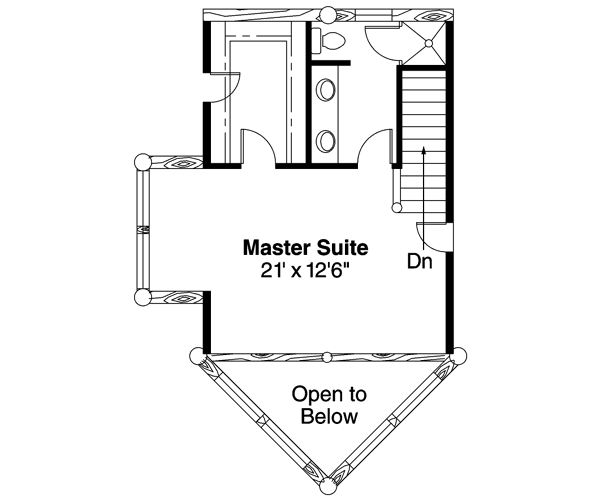 Upper/Second Floor Plan: 17-323