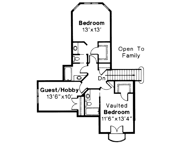 Upper/Second Floor Plan: 17-326