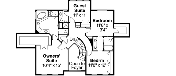 Upper/Second Floor Plan: 17-331