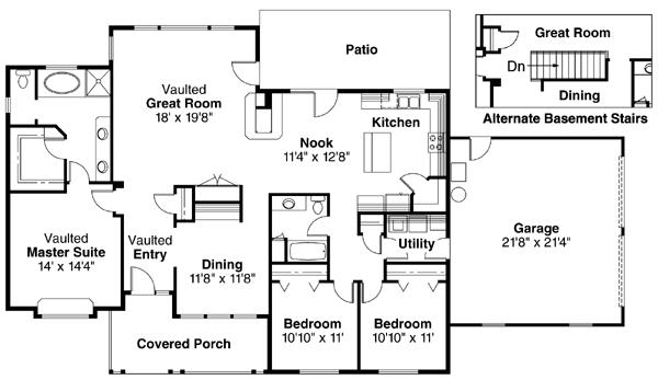 Main Floor Plan: 17-333