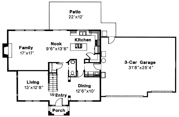 Main Floor Plan: 17-335