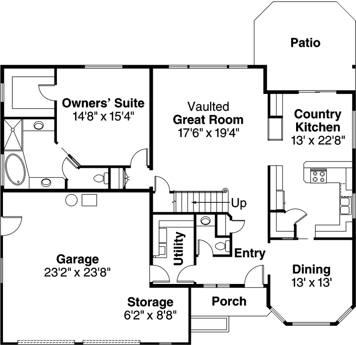 Main Floor Plan: 17-336