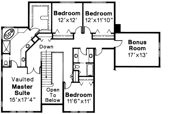 Upper/Second Floor Plan: 17-337