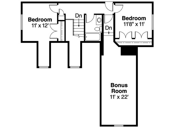 Upper/Second Floor Plan: 17-344