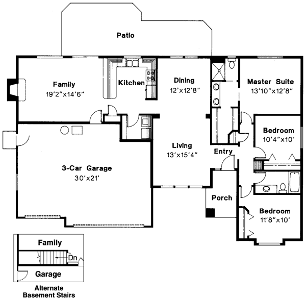 Main Floor Plan: 17-345