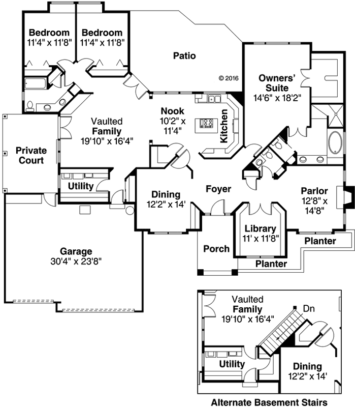 Main Floor Plan: 17-350