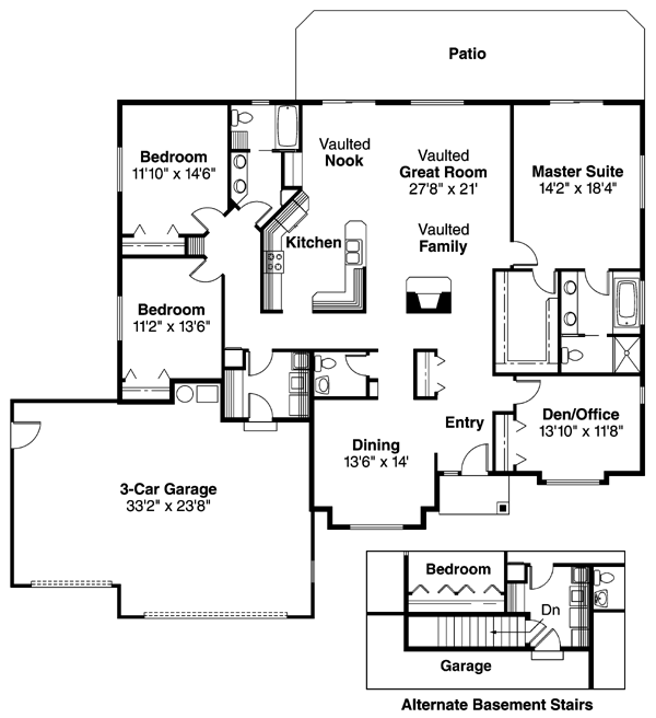 Main Floor Plan: 17-358