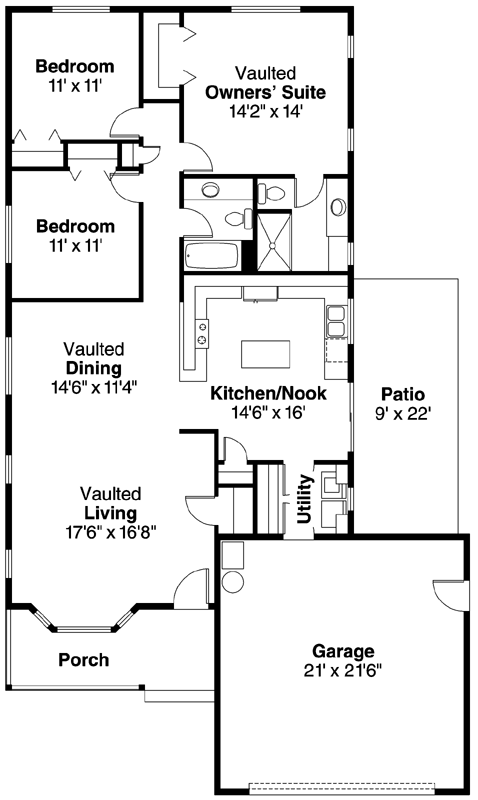 Main Floor Plan: 17-365