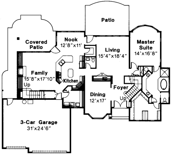 Main Floor Plan: 17-366