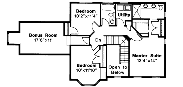 Upper/Second Floor Plan: 17-369