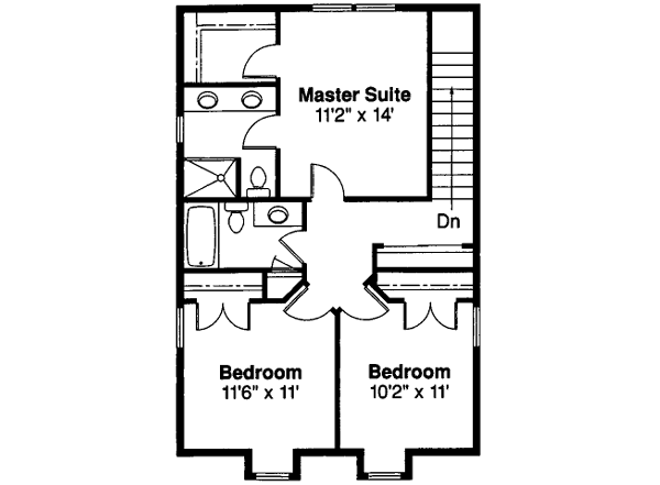 Upper/Second Floor Plan: 17-382