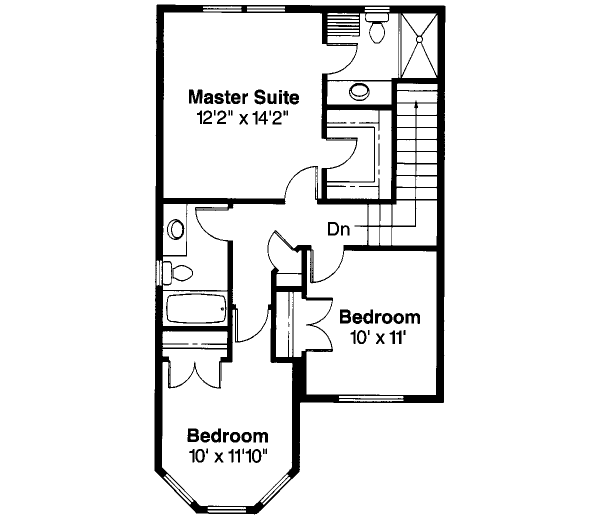 Upper/Second Floor Plan: 17-383