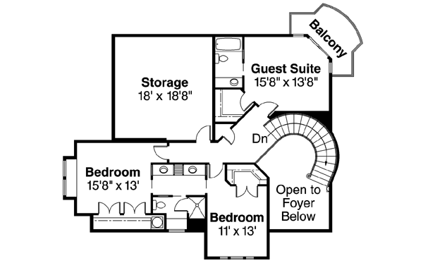Upper/Second Floor Plan: 17-385