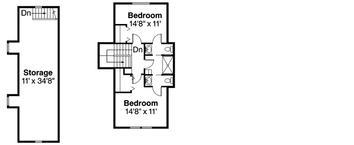 Upper/Second Floor Plan: 17-388