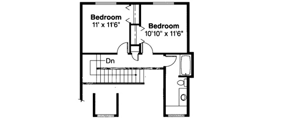 Upper/Second Floor Plan: 17-389