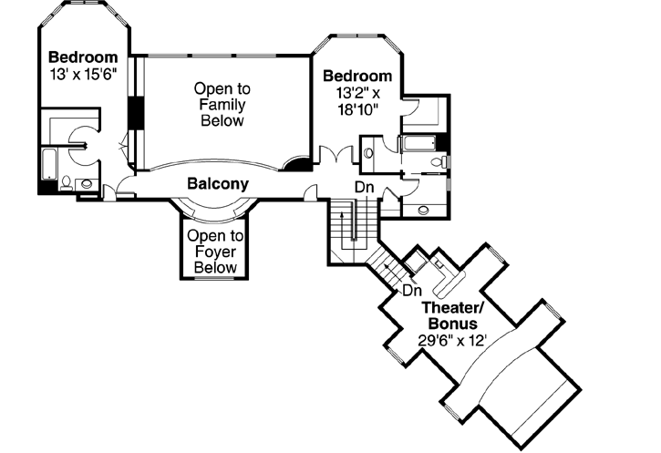 Upper/Second Floor Plan: 17-392