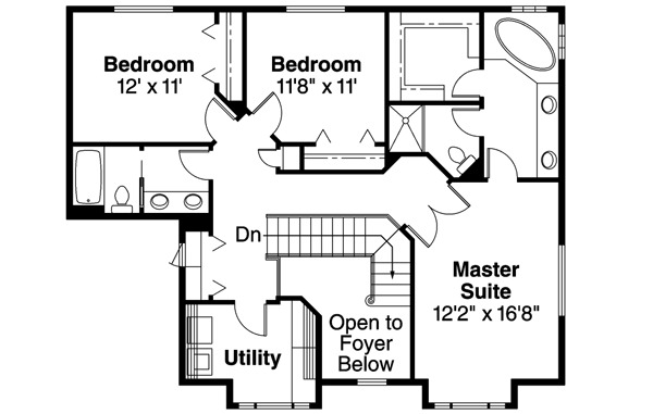 Upper/Second Floor Plan: 17-395