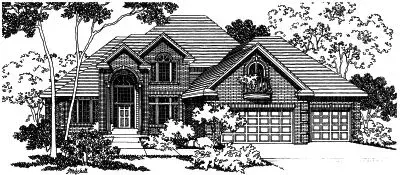 Traditional house plans 17-401 - front exterior, 3,727 sq ft, 3 bed, 3 bath house plans | Monster House Plans
