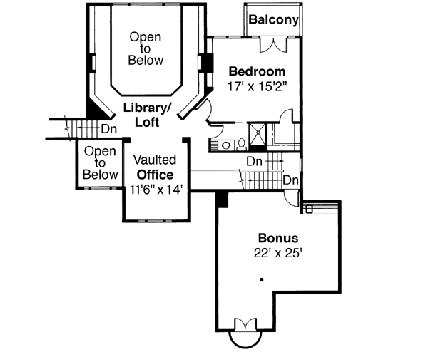 Upper/Second Floor Plan: 17-401