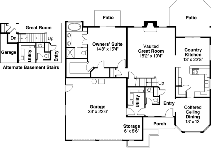 Main Floor Plan: 17-402