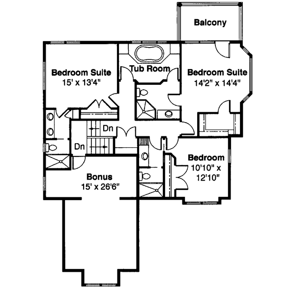 Upper/Second Floor Plan: 17-404