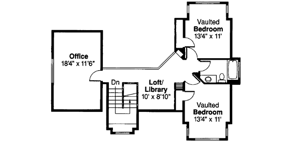 Upper/Second Floor Plan: 17-410