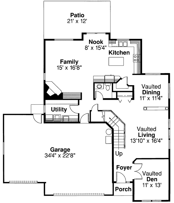 Main Floor Plan: 17-411