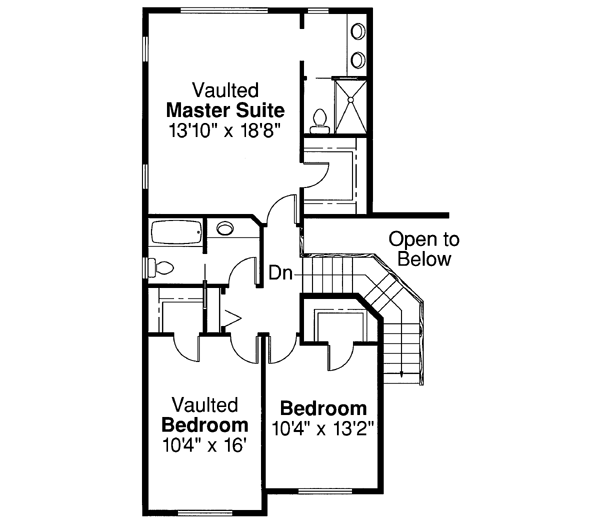 Upper/Second Floor Plan: 17-411
