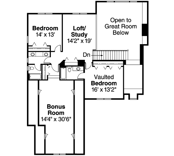 Upper/Second Floor Plan: 17-412