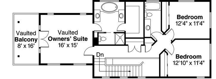 Upper/Second Floor Plan: 17-414