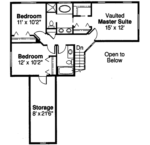 Upper/Second Floor Plan: 17-416