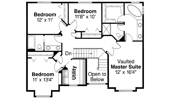 Upper/Second Floor Plan: 17-418