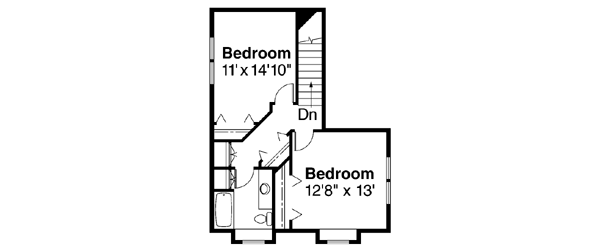 Upper/Second Floor Plan: 17-425