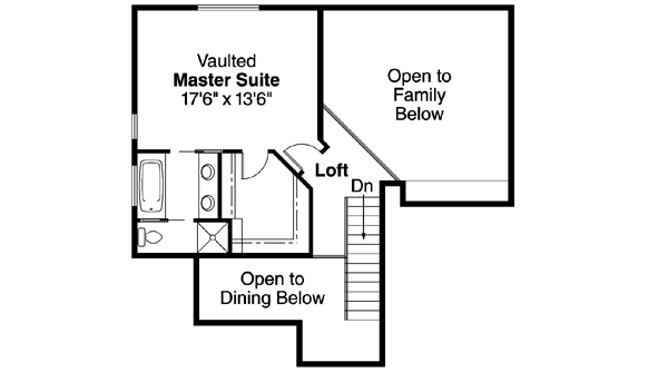 Upper/Second Floor Plan: 17-429