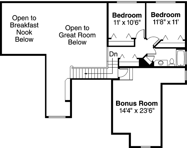Upper/Second Floor Plan: 17-431