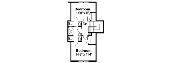 Upper/Second Floor Plan: 17-439