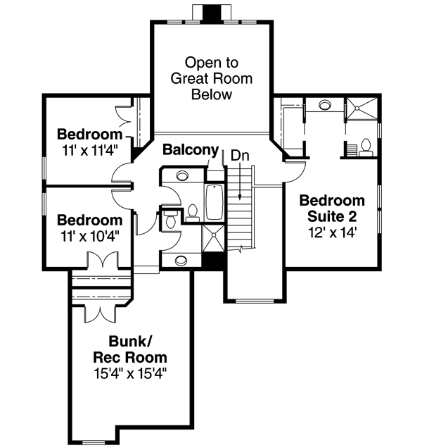 Upper/Second Floor Plan: 17-441