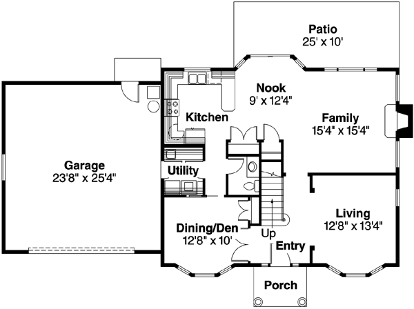 Main Floor Plan: 17-444